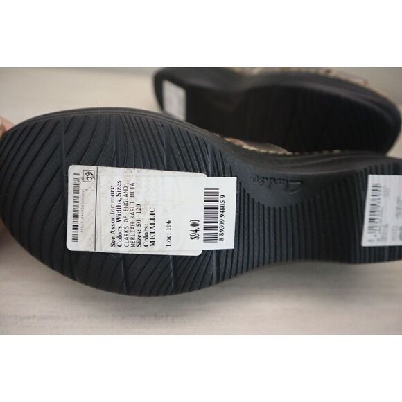 Clarks 26158230-4035 Women's Sz 6M Metallic Leather Merliah Karli Sandals - Picture 10 of 11
